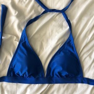 Royal Blue Bikini Top